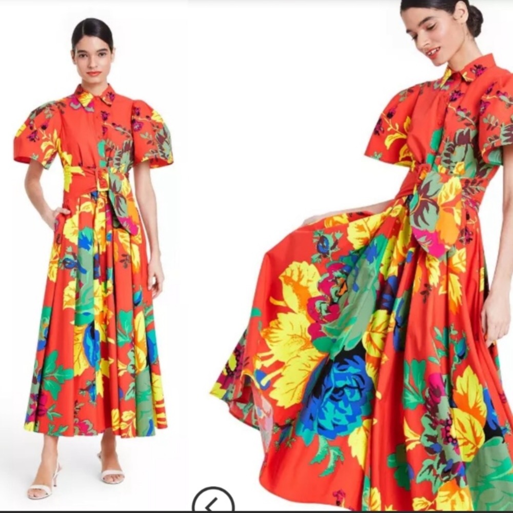 Floral Puff Sleeve Dress